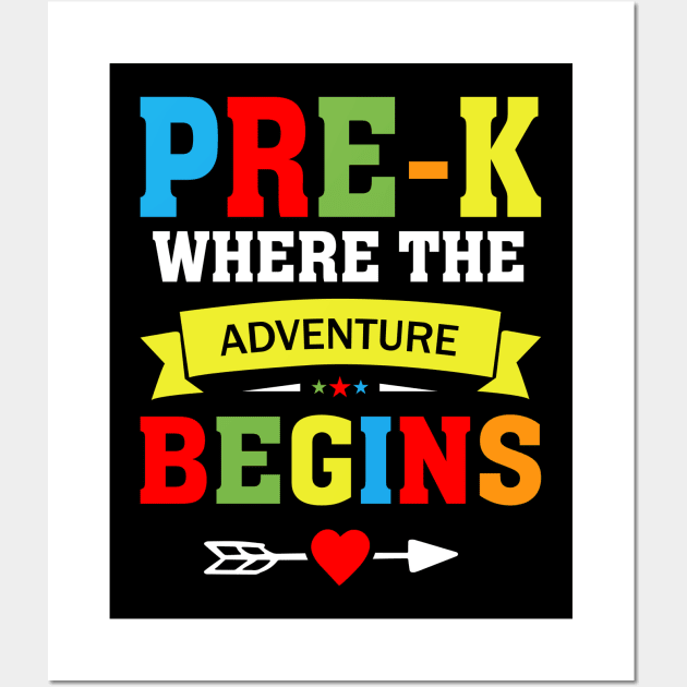 Pre-k Adventure Wall Art by busines_night